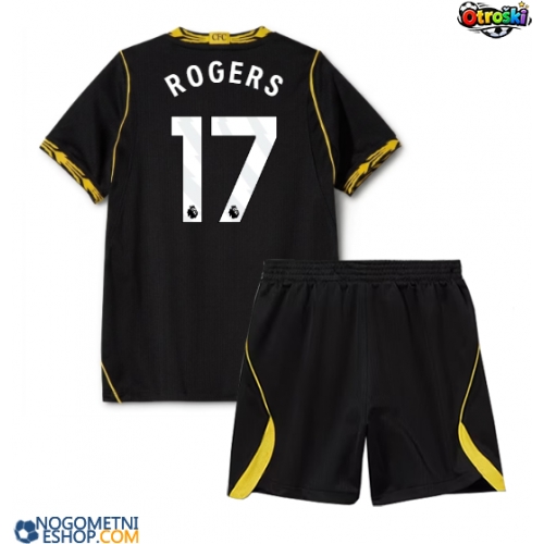 Otroški Nogometni dresi Chelsea Morgan Rogers #17 Gostujoči 2026-27 Kratek Rokav (+ Kratke hlače)